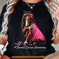 Horse Breast Cancer Awareness T-shirt, Pink Ribbon Tees Gift For Horse Lovers