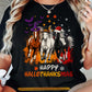 Halloween Thanksgiving Christmas Horse T-shirt, Happy Hallothanksmas Tees Spooky Season Gift For Horse Lover