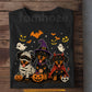 Funny Halloween Dachshund Dog T-Shirt, Cute Doxie Witch Mummy Devil Costume Tees Spooky Season Gift For Wiener Dog Lover