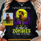 Funny Personalized Horse Halloween T-Shirt, I Would Push You In Front Of Zombies Tees Spooky Season Gift For Horse Lover