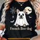 Cute Halloween French Bulldog Ghost T-Shirt, French Boo-dog Tees Spooky Season Gift For Dog Lover
