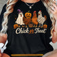 Funny Halloween Chicken T-Shirt, Chick Or Treat Tees Spooky Season Gift For Chicken Lover