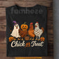 Funny Halloween Chicken T-Shirt, Chick Or Treat Tees Spooky Season Gift For Chicken Lover