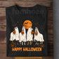 Halloween Horse Ghost T-Shirt, Happy Halloween Tees Spooky Season Gift For Horse Lover, Equestrian Rider