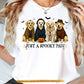 Halloween Labrador Dog T-Shirt, Just A Spooky Paw Tees Spooky Season Gift For Labrador Dog Lover