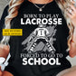 Personalized Goalie Lacrosse First Day Of School T-shirt, Born To Play Lacrosse Back To School Sport Tees, Student Gift For Lacrosse Lover