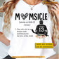 Personalized Hockey Mom Son T-shirt, Momsicle Sport Tee Mother's Day Gift For Mom From Hockey Boy