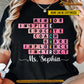 Personalized Back To School Teacher T-shirt, Mentor Inspire Educate Gift For Teacher Lovers