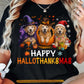Halloween Golden Retriever Witch T-Shirt, Happy Hallo Thanks Mas Costume Tees Spooky Season Gift For Golden Retriever Dog Lover