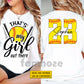 Personalized Softball Two-sided T-shirt, That's My Girl Tees Gift For Softball Lovers