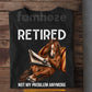 Funny Horse T-shirt, Retired Not My Problem Anymore Tees Gift For Horse Lover