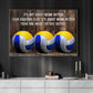 Motivational Volleyball Canvas Painting, Better Than You Were The Day Before, Inspirational Quotes Wall Art Decor, Poster Gift For Volleyball Lovers, Volleyball Players