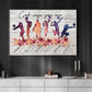 God Says You Are Unique Special Chosen, Volleyball Girl Canvas Painting, Inspirational Quotes Volleyball Wall Art Decor, Poster Gift For Volleyball Lovers