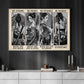 Be Strong Be Brave Be Badass, Samurai Culture Canvas Painting, Inspirational Quotes Wall Art Decor, A Poster Gift For Fans Of Samurai