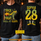Funny Personalized Halloween Softball Two-sided T-shirt, Trick Or Treat Smell My Cleats Tees Spooky Season Gift For Softball Lover