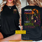 Personalized Halloween Soccer Witch Two-sided T-shirt, Hocus Pocus Tees Spooky Season Gift For Soccer Lover