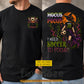 Personalized Halloween Soccer Witch Two-sided T-shirt, Hocus Pocus Tees Spooky Season Gift For Soccer Lover