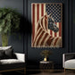 July 4th Horse Canvas Painting, Spirit Of America Horse Wall Art Decor, Independence Day Poster Gift For Horse Lover