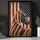 July 4th Horse Canvas Painting, Spirit Of America Horse Wall Art Decor, Independence Day Poster Gift For Horse Lover