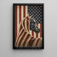 July 4th Horse Canvas Painting, Spirit Of America Horse Wall Art Decor, Independence Day Poster Gift For Horse Lover