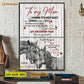 Personalized Horse Poster & Canvas, To My Mom Want To Let You Know You're Appreciated, Poster/Canvas Wall Art Mother's Day Gift For Mom From Daughter