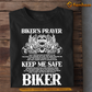 Motorcycle T-shirt, Biker's Prayer Keep Me Safe, Gift For Motorcycle Lovers, Biker Tees