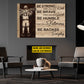 Personalized Motivational Lacrosse Boy Canvas Painting, Be Strong Be Brave Be Humble, Sports Quotes Wall Art Decor, Poster Gift For Lacrosse Lovers