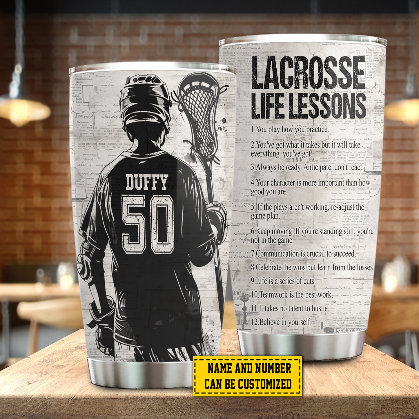 Personalized Lacrosse Boy Tumbler, Sports Stainless Steel Tumbler, Travel Mug Tumblers Gift For Lacrosse Lovers