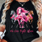 Motivational Horse T-shirt, No One Fight Alone, Gift For Horse Lovers Who Supports Breast Cancer Awareness, Horse Riders, Equestrians