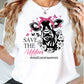 Cow T-shirt, Save The Udders, Gift For Cow Lovers Who Supports Breast Cancer Awareness