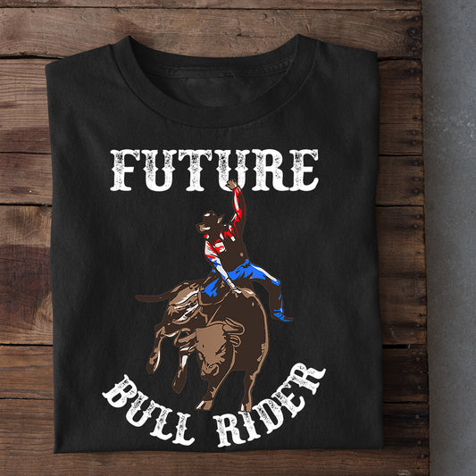 Bull Riding T-shirt, Future Bull Rider, Bull Riders Lover Gift, Bull Rider Tees