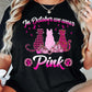 Cute Cat T-shirt, In October We Wear Pink, Gift For Cat Lovers Who Supports Breast Cancer Awareness