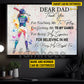 Personalized Motivational Softball Girl Canvas Painting, Thank You For Believing In Me, Sport Wall Art Decor, Poster Gift For Softball Lovers
