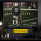 Motivational Personalized Football Man Canvas Painting, Keep Going Sport Wall Art Decor, Poster Gift For Football Lovers