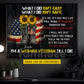 Personalized Women Veterans Canvas Painting, I'm A Woman Veteran Till I Die Wall Art Decor, Poster Gift For Former Soldiers
