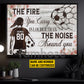 Motivational Personalized Soccer Girl Canvas Painting, The Fire You Carry Sports Quotes Wall Art Decor, Poster Gift For Soccer Lovers