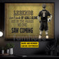 Personalized Soccer Man Midfielder Canvas Painting, Legends Aren't Made By Goals Alone Sport Wall Art Decor, Poster Gift For Soccer Lovers