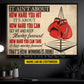 Personalized Boxing Canvas Painting, It Ain't About How Hard You Hit Sport Wall Art Decor, Poster Gift For Boxing Lover