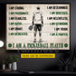 Personalized Pickleball Boy Canvas Painting, I Am A Pickleball Player Sport Wall Art Decor, Poster Gift For Pickleball Lover