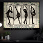 Motivational Ice Skating Girl Canvas Painting, Be Strong, Brave Humble And Badass Sport Wall Art Decor, Poster Gift For Ice Skating Lovers