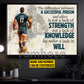 Personalized Rugby Man Canvas Painting, The Difference Between A Successful Person And Others Sport Wall Art Decor, Poster Gift For Rugby Lovers