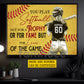 Motivational Personalized Softball Woman Canvas Painting, You Play Softball Not For A Trophy Sport Wall Art Decor, Poster Gift For Softball Lovers