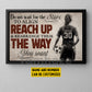 Motivational Personalized Soccer Woman Canvas Painting, Do Not Wait For The Stars To Align Reach Up Sports Quotes Wall Art Decor, Poster Gift For Soccer Lovers