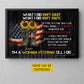 Personalized Women Veterans Canvas Painting, I'm A Woman Veteran Till I Die Wall Art Decor, Poster Gift For Former Soldiers