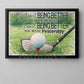 Motivational Golf Canvas Painting, It's Not About Being Better Than Someone Else Sport Wall Art Decor, Poster Gift For Golf Lover