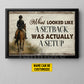 Personalized Horse Girl Riding Canvas Painting, What Looked Like A Setback Wall Art Decor, Poster Gift For Horse Girl