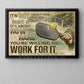 Motivational Pickleball Canvas Painting, It's Not About How Bad You Want It Sport Wall Art Decor, Poster Gift For Pickleball Lovers