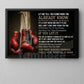 Boxing Canvas Painting, Keep Moving Forward That's How Winning Is Done Sport Wall Art Decor, Poster Gift For Boxing Lover