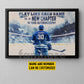 Motivational Personalized Hockey Man Canvas Painting, Play Like Each Game Sport Wall Art Decor, Poster Gift For Hockey Lovers