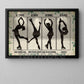 Motivational Ice Skating Girl Canvas Painting, Be Strong, Brave Humble And Badass Sport Wall Art Decor, Poster Gift For Ice Skating Lovers